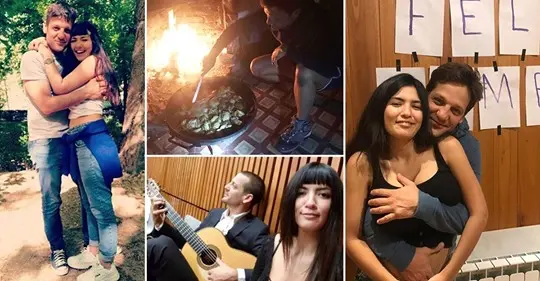 La pareja de De la Serna mostró fotos inéditas del actor, en su cumpleaños 44