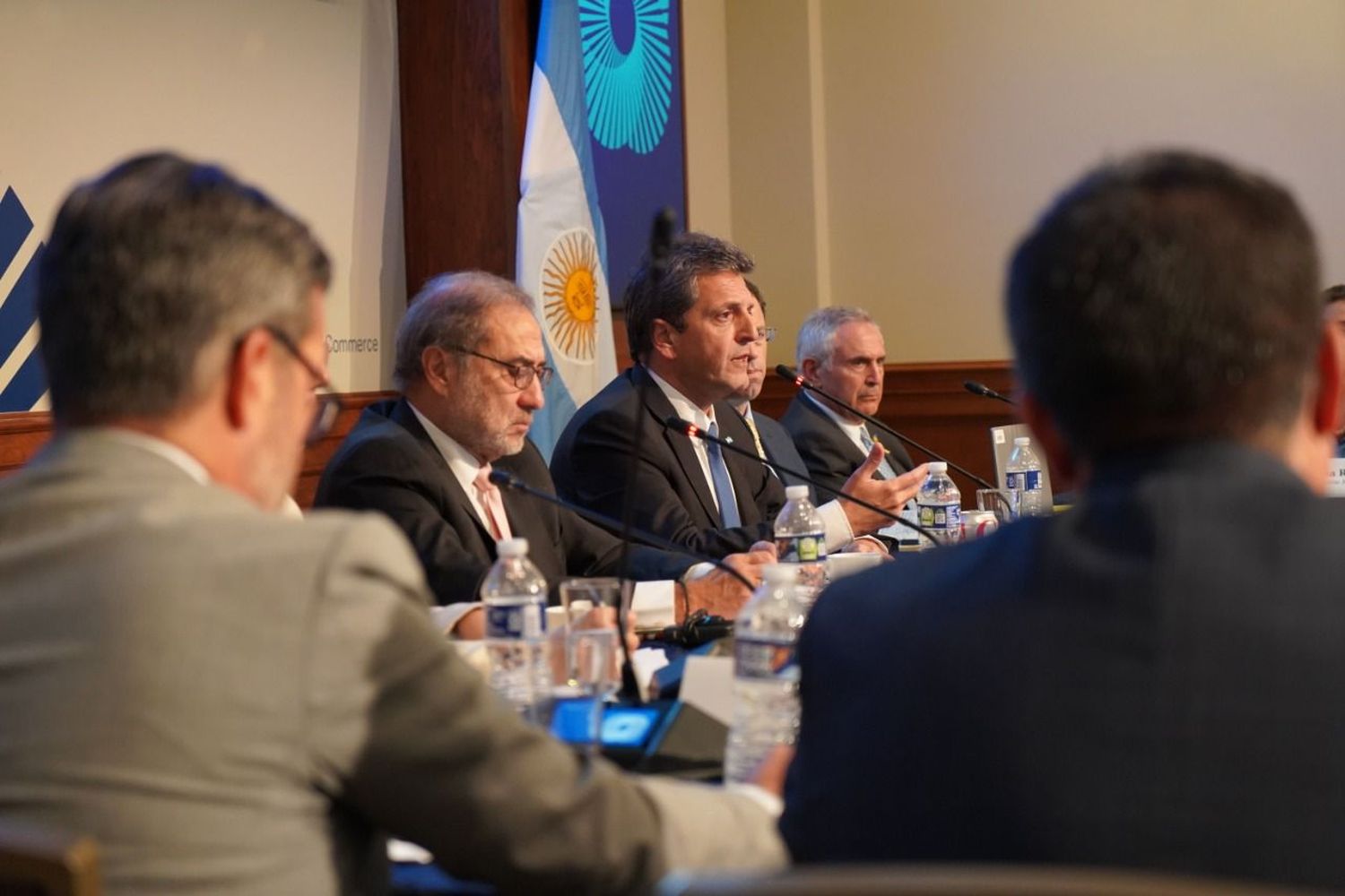 Massa se reúne con Georgieva y con funcionarios del Tesoro, en el cierre de visita a EEUU