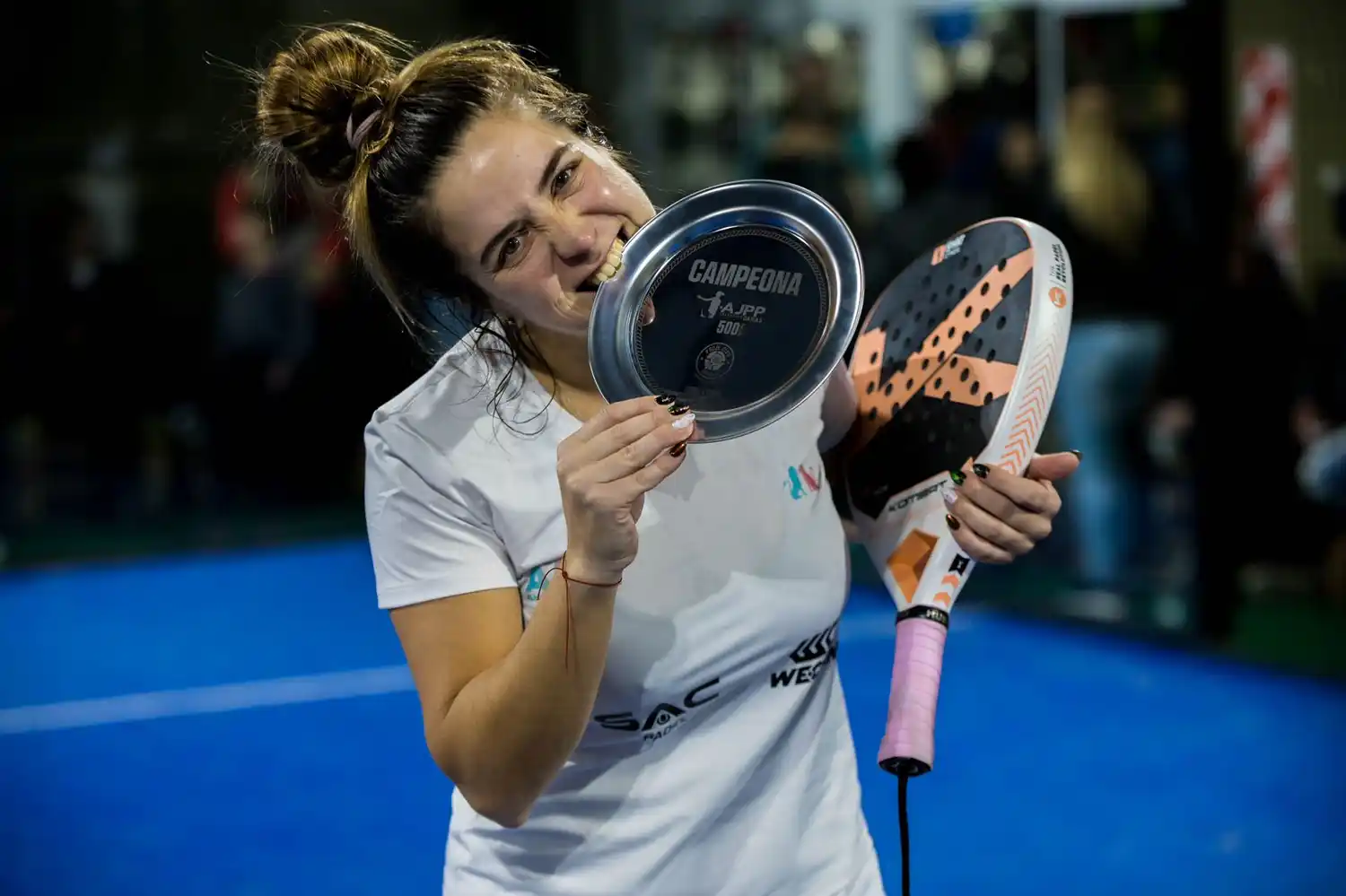 Irene Jiménez, la concejal que lidera el ranking argentino de pádel