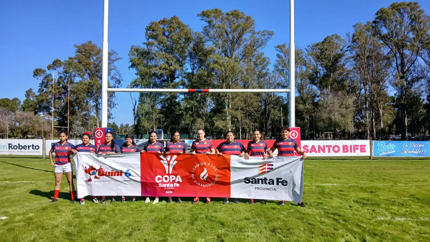 Las chicas de Jockey Club Venado Tuerto fueron las anfitrionas de la jornada de Copa. Foto: Sur24.