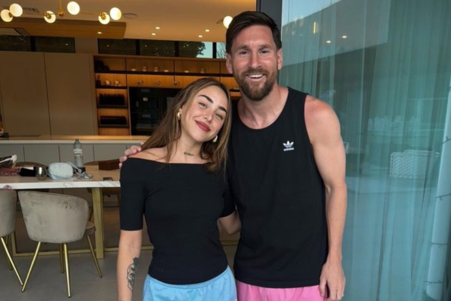 De Rosario para el mundo: Lionel Messi se reencontró con Nicki Nicole