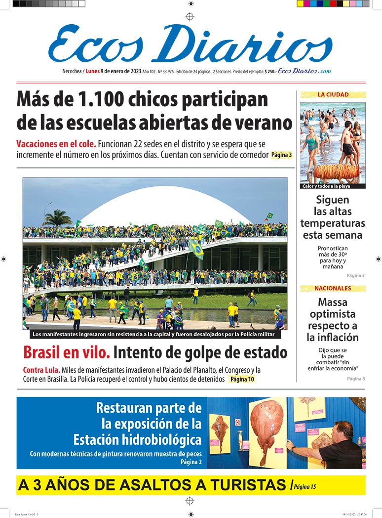 Tapa del 9 de enero 2023