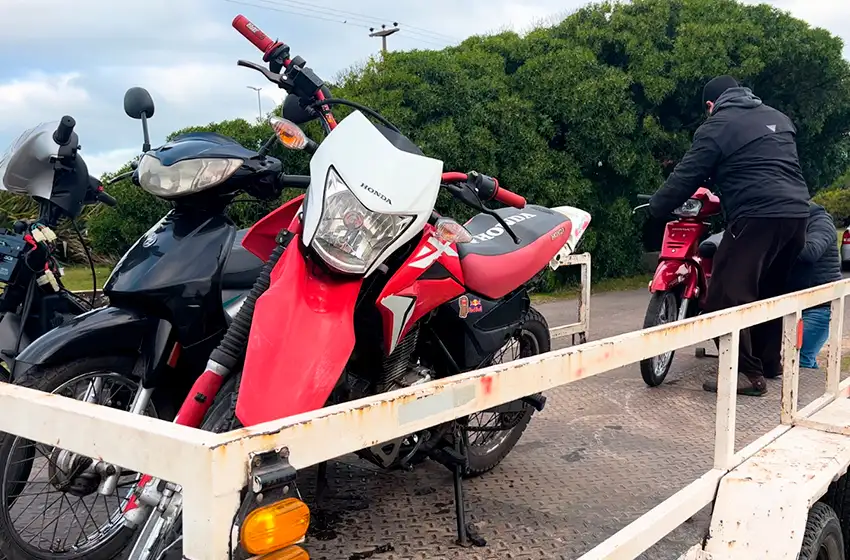 Operativos de Tránsito y secuestro de motos.
