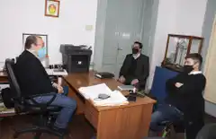 Se reunieron Lautaro Valdiviezo y Pablo Luciano 